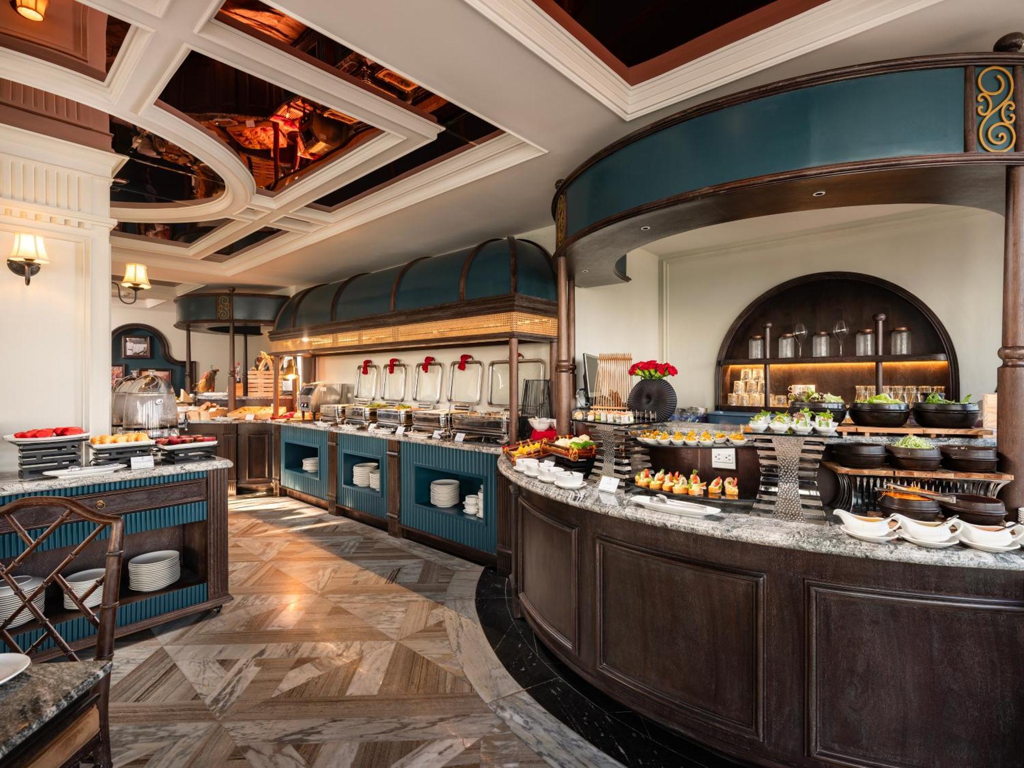 Grand Hotel Du Lac 하노이 외부 사진 The buffet at the hotel